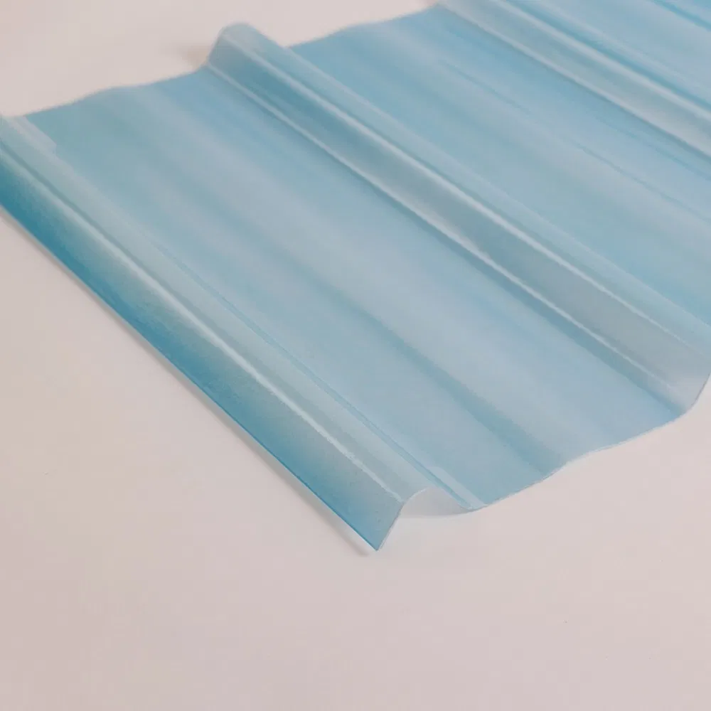 Corrugated Trapezoidal Translucent Fiberglass Sheeting Roof Panel