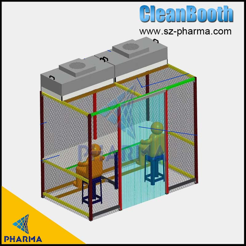 Cleanroom Purification Equipment Clean Booth with Different Cleanliness Level Workshop