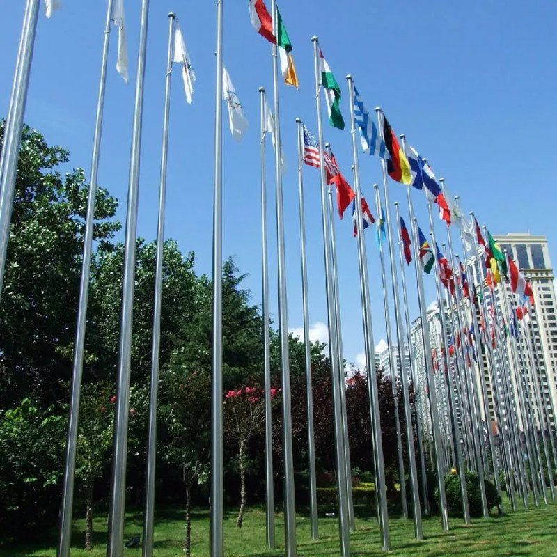 2-3 Meters Indoor Display Flagpole Decorative Adjustable Height Flag Pole