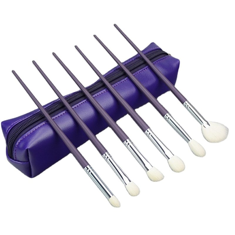 Wholesale Eye Makeup Brushes for Beginners 6PCS Fluffy Makeup Cosmetic Brush