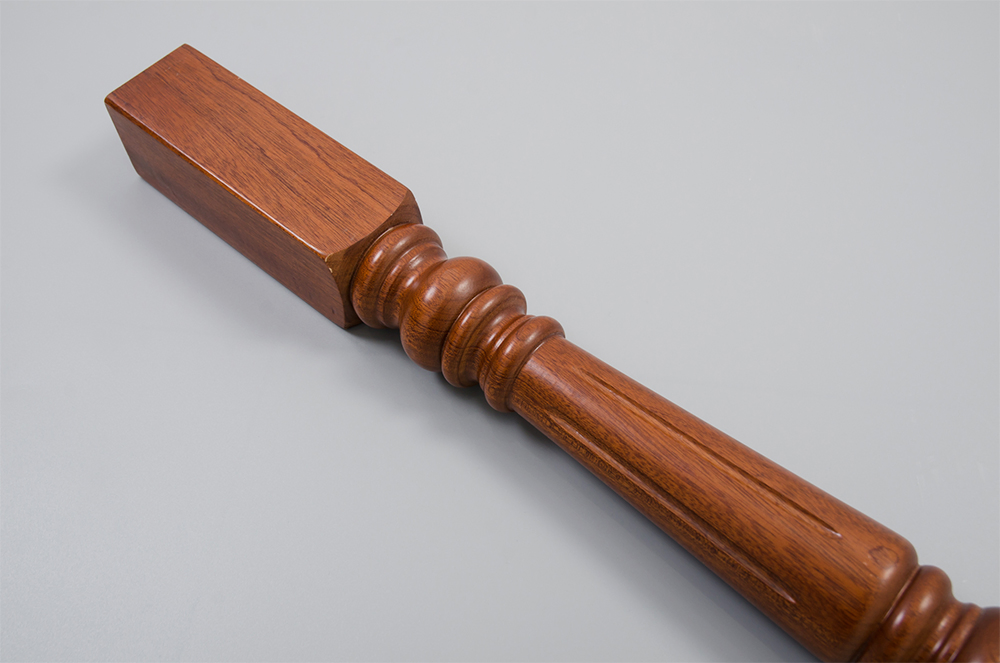 Roman Style Cheap Prefab Professional Stairs Wood Mold Balustrade