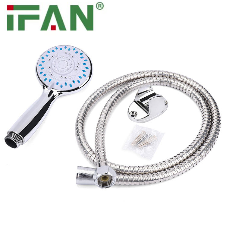 Ifan Customized ISO 10380-2012 Shower Head Set 1/2" Luxury Shower Base Hose Durable Large Water Yield Hot Showers