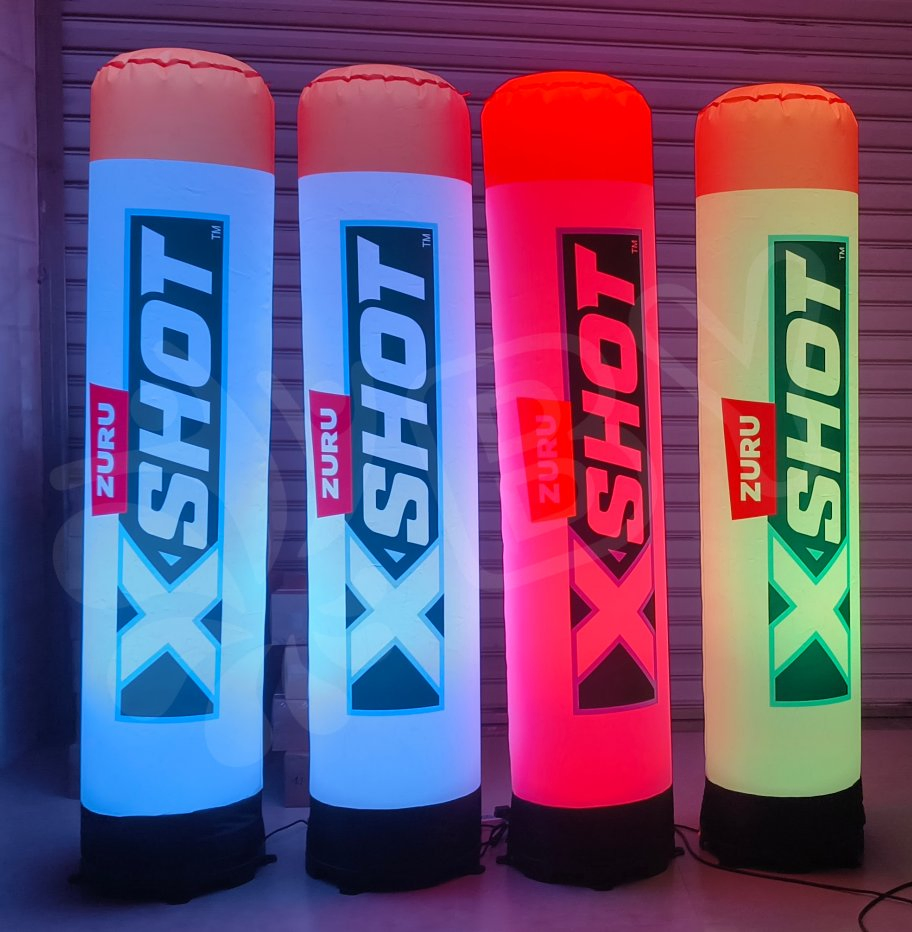 Customized Full Printing Inflatable Air Column Sports Events Party Wedding Advertising Custom Inflatable Pillar