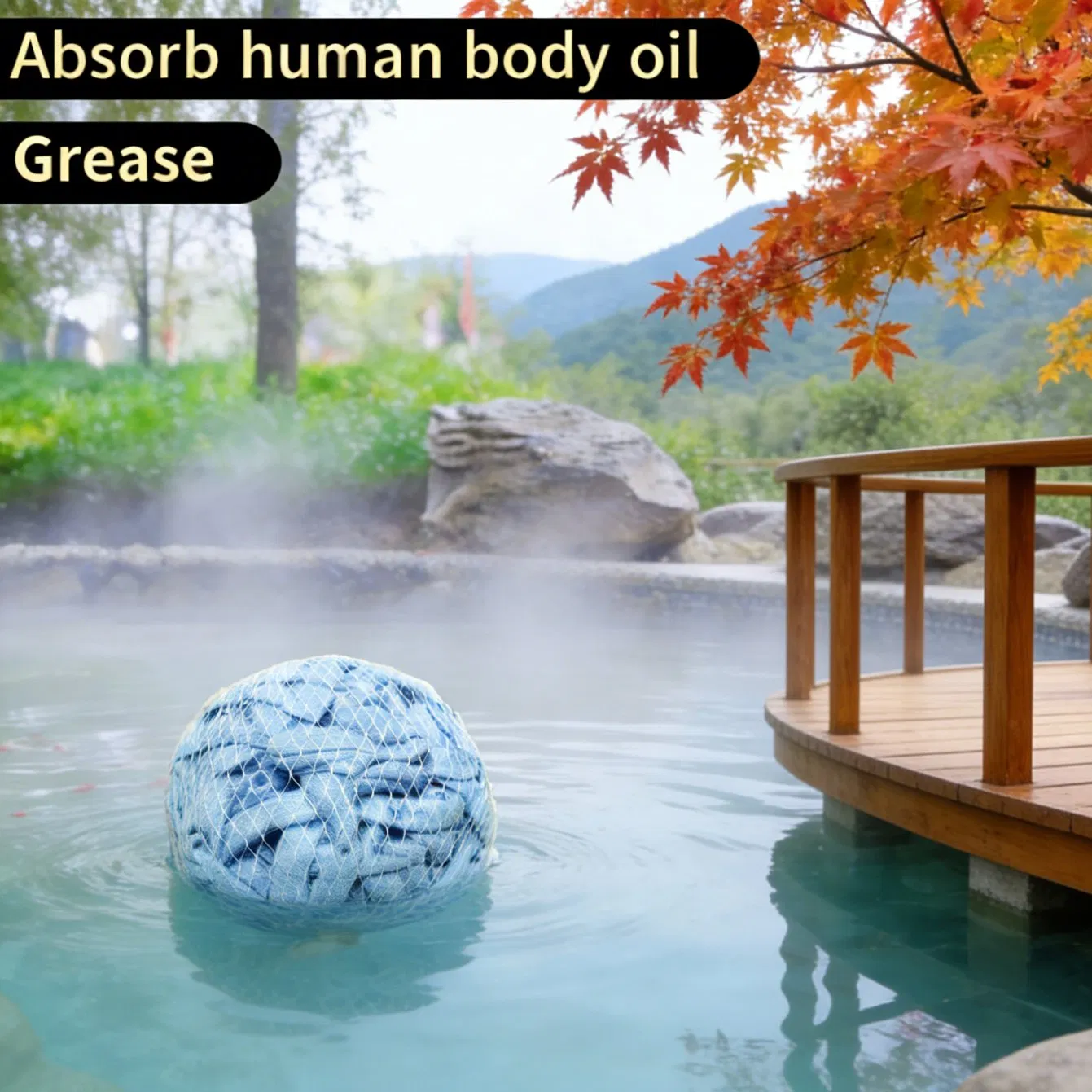 Factory Wholesale Healthy Oil Balls for Bathtub Hot Spring Water Clean