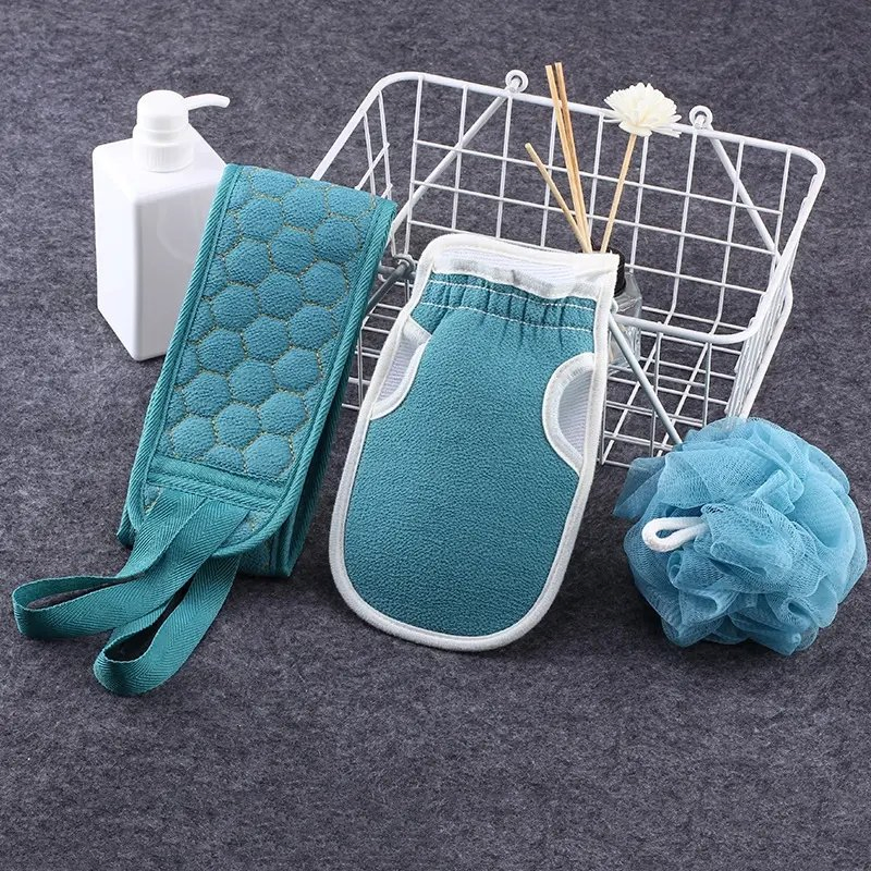 Bath Sponges for Women Exfoliating Hammam Glove Remove Dead Skin Body Scrub Bath Shower Sponge Bath Mesh Brush