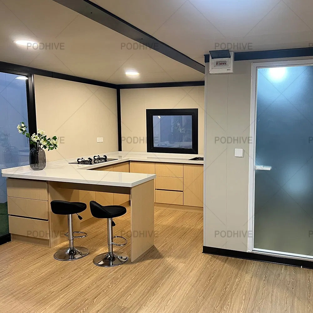 Two Floor Modern Living Room 2 Bedroom Hotel Office Expansion Foldable Portable Mobile Home Prefabricated Expandable Container House