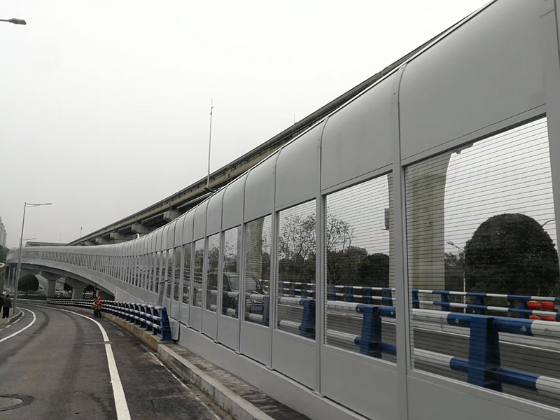 Road Soundproof Barrier Metal Noise Barrier Customized