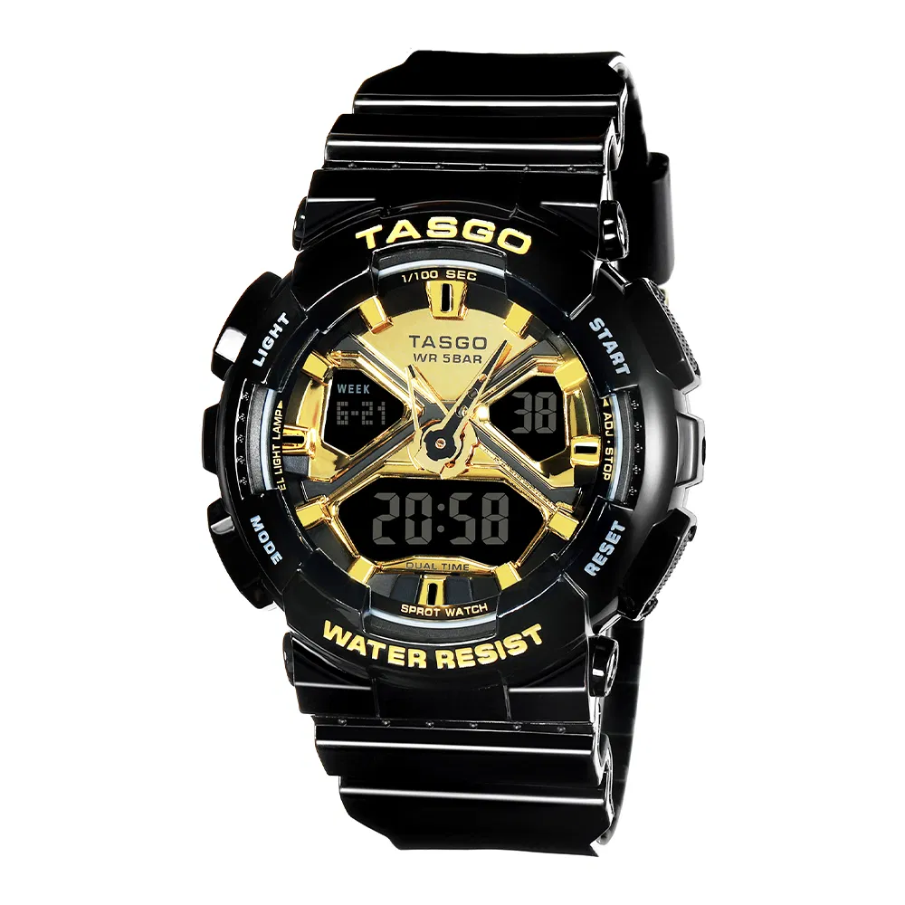 Waterproof Dual Display Wristwatches LED Digital Clock Watch Smart Gift Electronic Watches