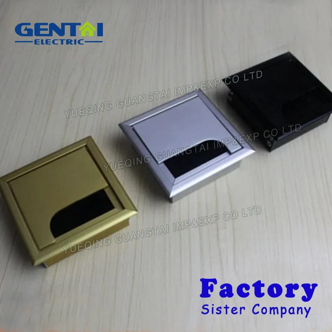Aluminum Alloy Table Hole Cover/Office Desk Line Box/Grommets for Computer Desk