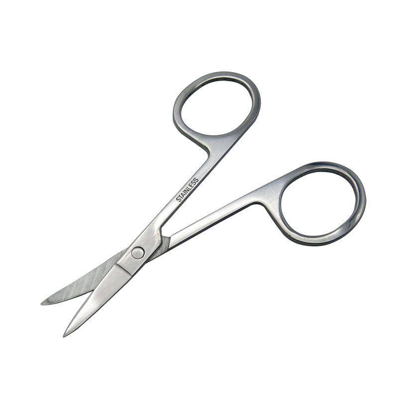 Sharp Cutting Eyebrow Tweezer Stainless Steel Nail and Cuticle Manicure Scissors a