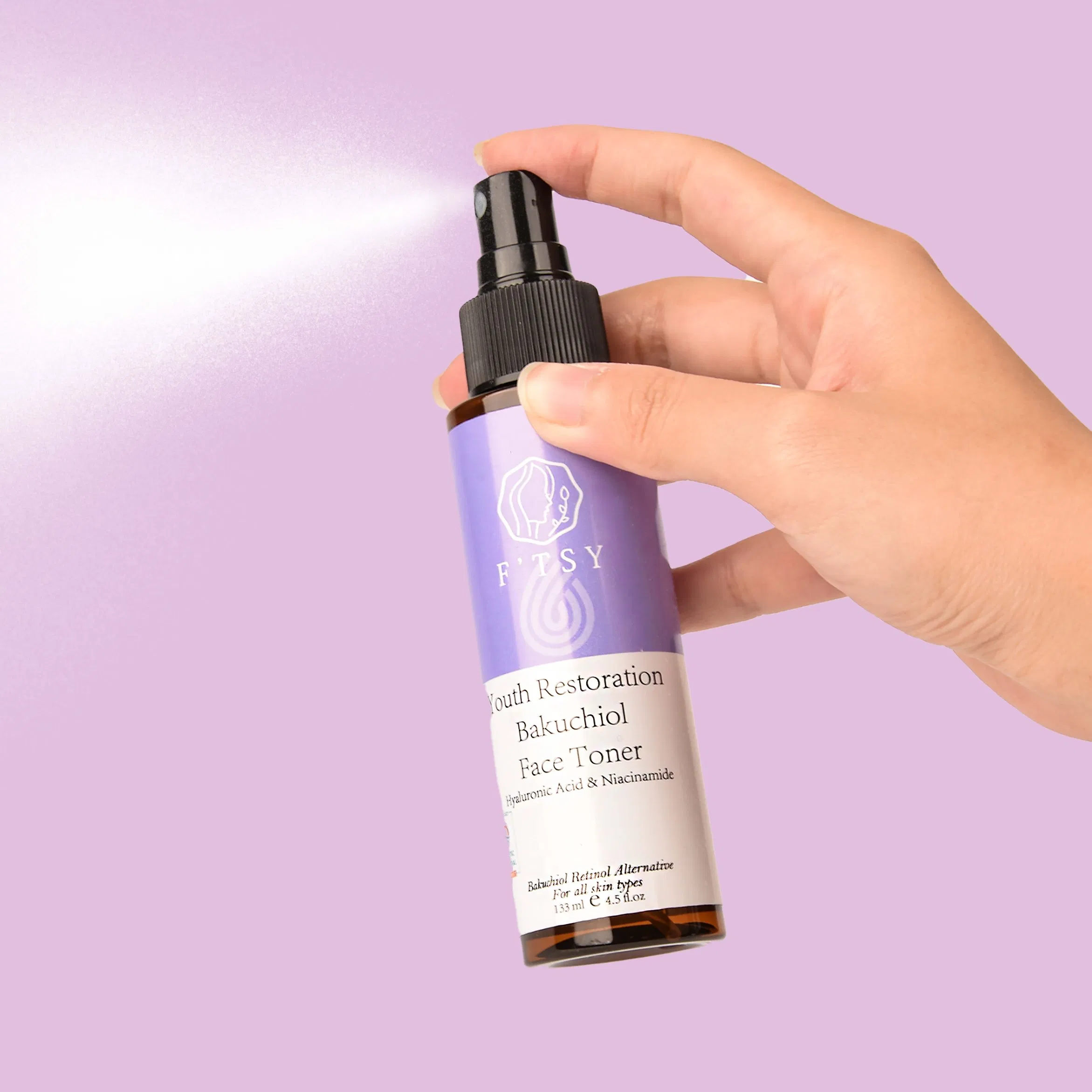 Directly Factory Vegan Brightening Anti Aging Hydrating Bakuchiol Facial Toner