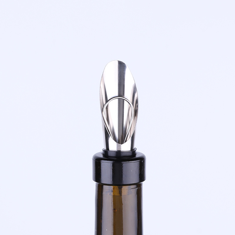 Promotional Factory Wholesale Metal Stainless Steel Stopper Wine Beer Liquid Bottle Pourer
