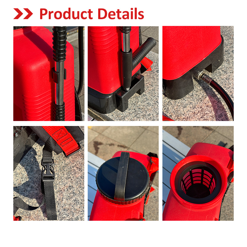 Backpack Hand Operated Firefighting Sprayer Water Sprayer Fire Extinguishing for Forest Wildland