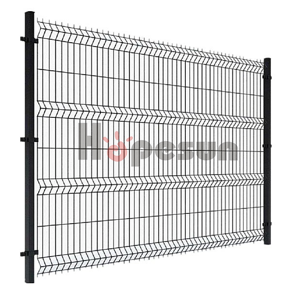Professional V Fence System Wire Mesh Fence with Post and Accessories