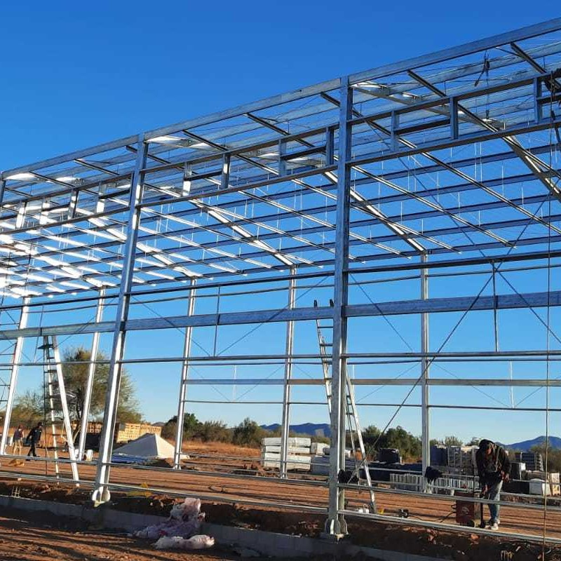 Hot Selling Prefab Layer Chicken Houses Stainless Steel Structure Automatic Poultry Frame