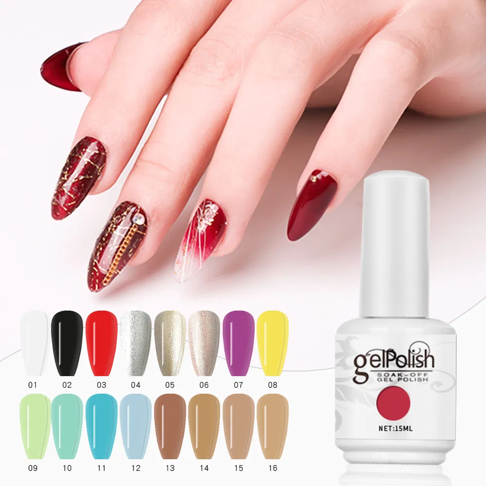 High Pigmented UV Nail Gel Polish Soak Peel off Nail Polish