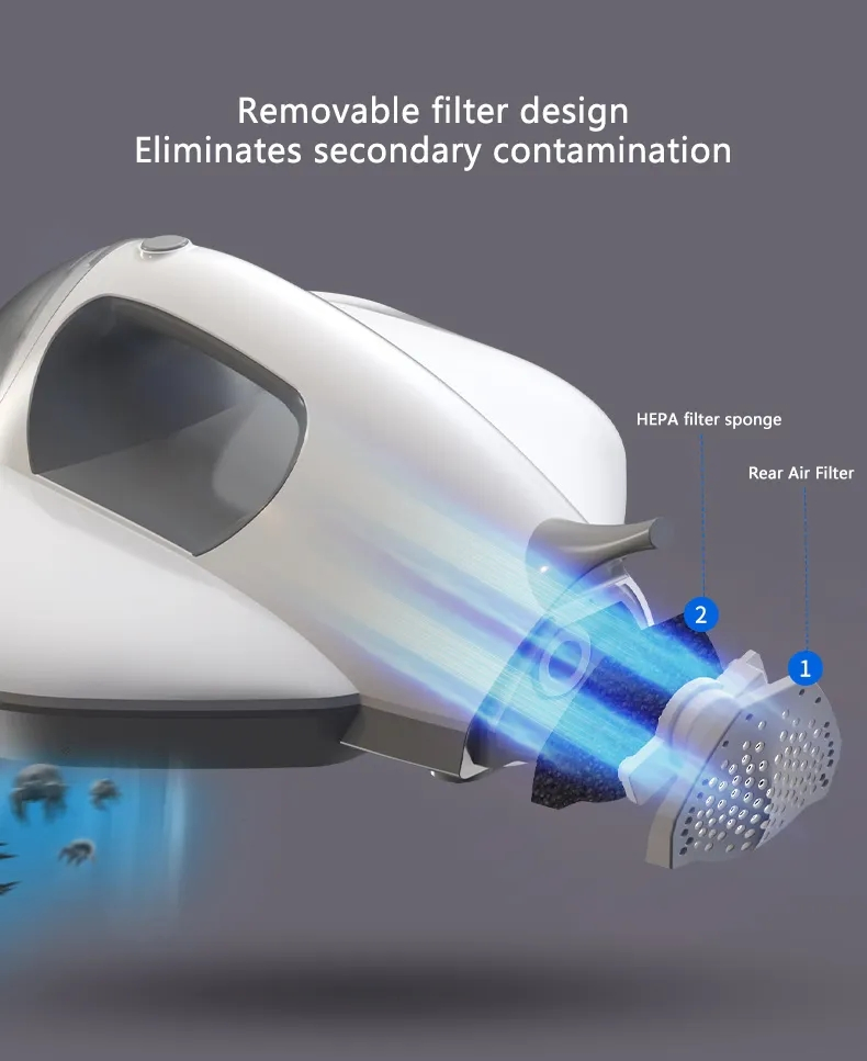 Customized Electric Handheld UV Mite Remover for Household Use