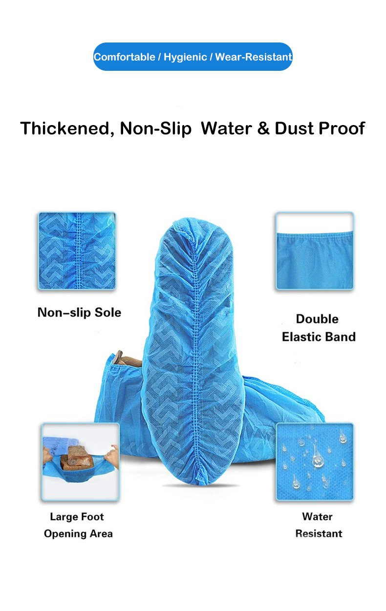 Hot Selling Disposable Anti-Slip CPE Shoe Cover