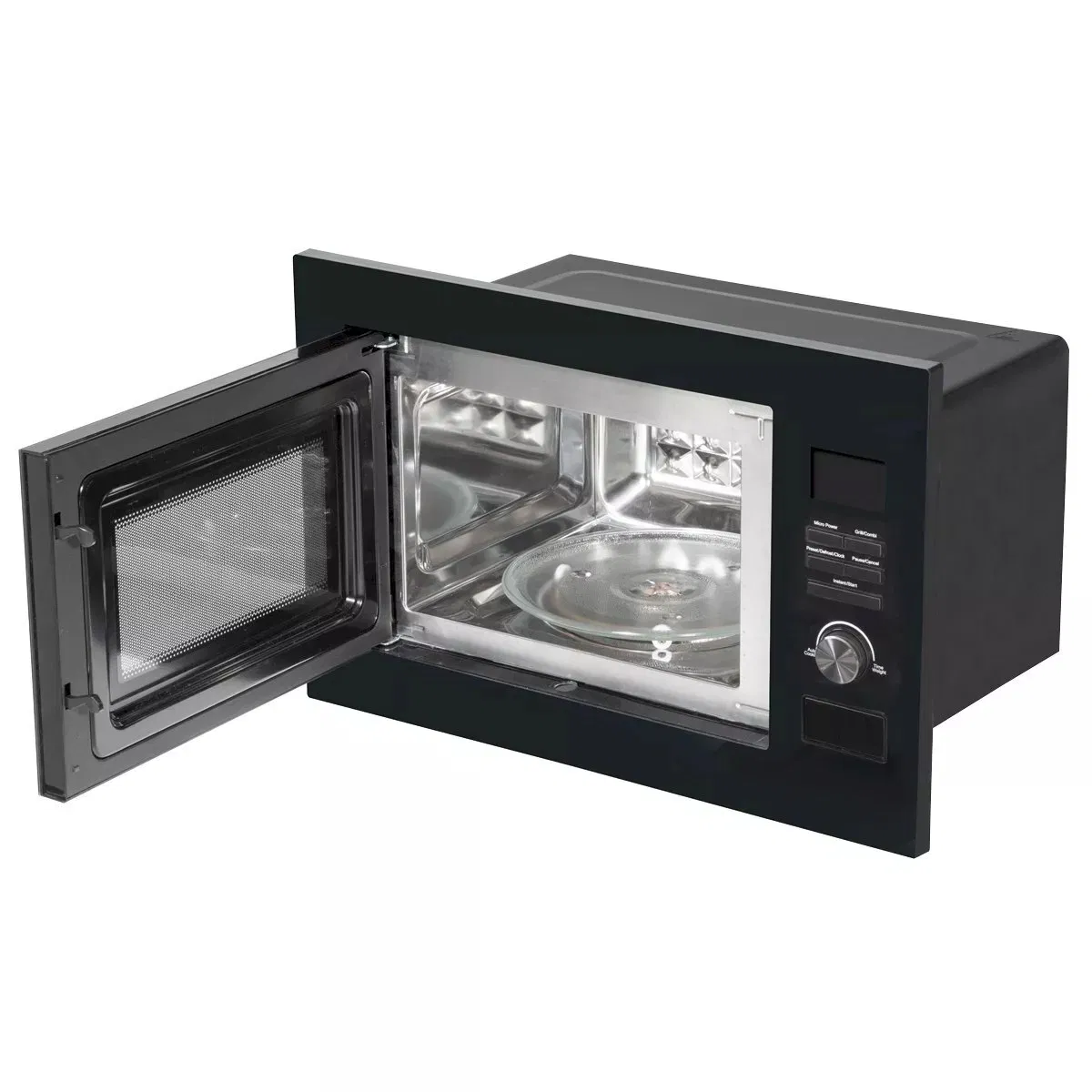 Black Color Microwave Oven 25L Integrated Microwave with Low Price