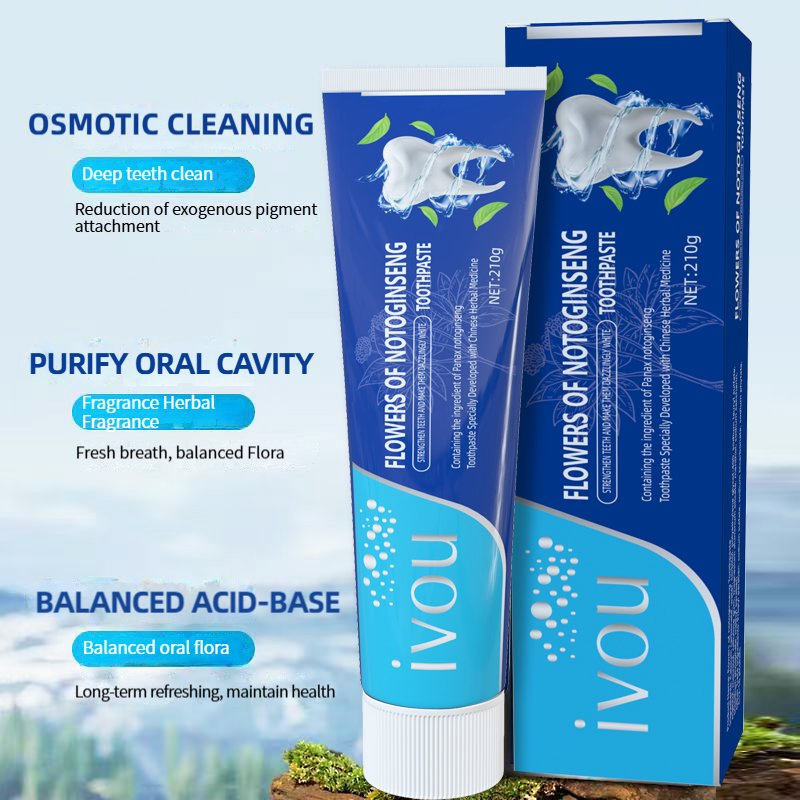Plant Extract Panax Notoginseng Flower Toothpaste