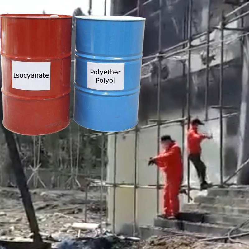 Jx ISO Mdi M20s Polyols Rigid Expanded Polyurethane Material PU Foam Mixing Liquid Chemicals