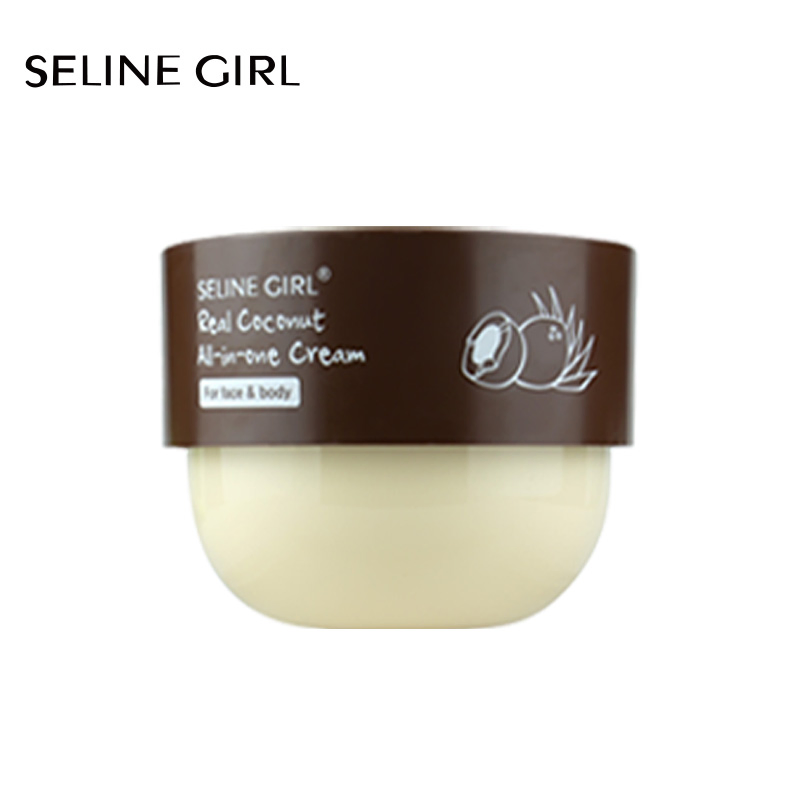 Seline Girl 300ml Coconut All-in-One Cream Smooth Moisturizing Body Lotion