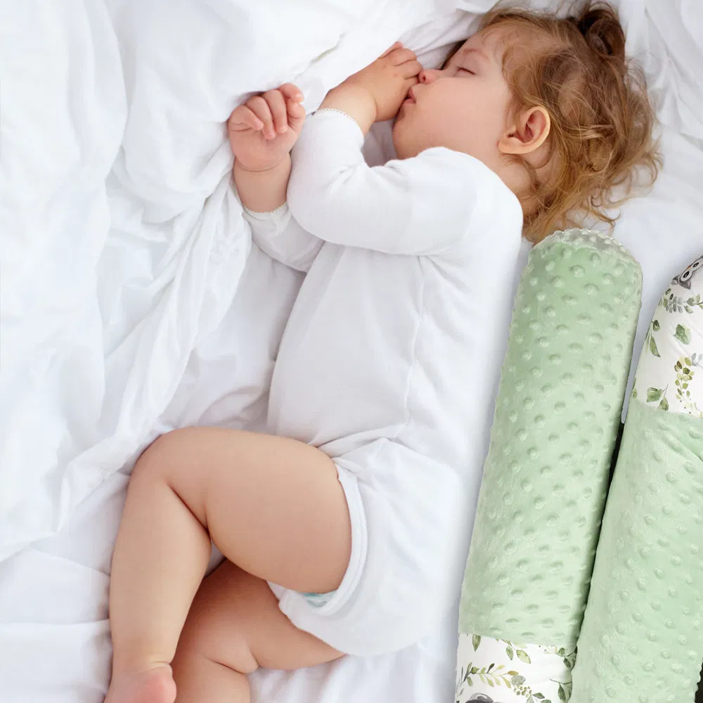 Baby Safety Fence Bumper Bed Crib Guard Rail Soft Surround Anti-Collision