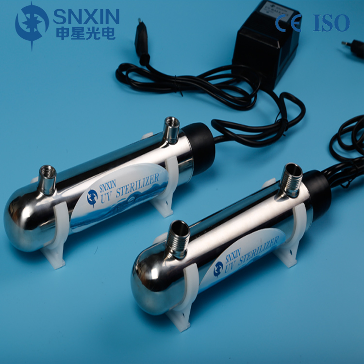 Snxin UV Water Sterilizer System-0.5gpm Compact Stainless Steel Purifier for Whole House
