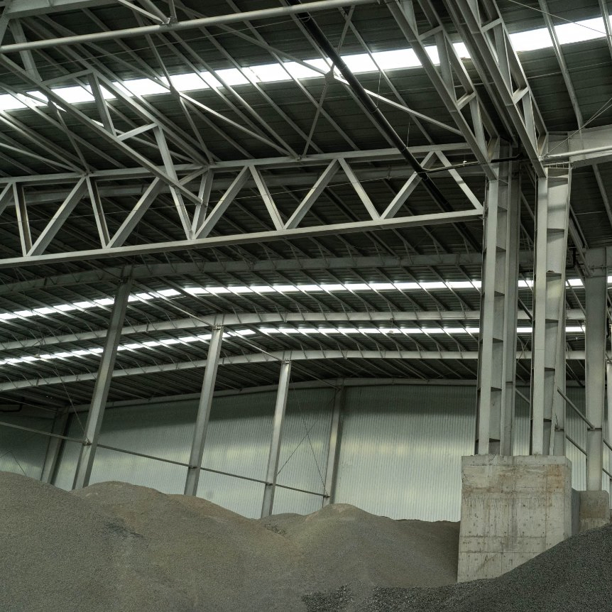 Prefabricated Metal High-Quality Membrane Customized Truss Display Building Welded Steel Structure