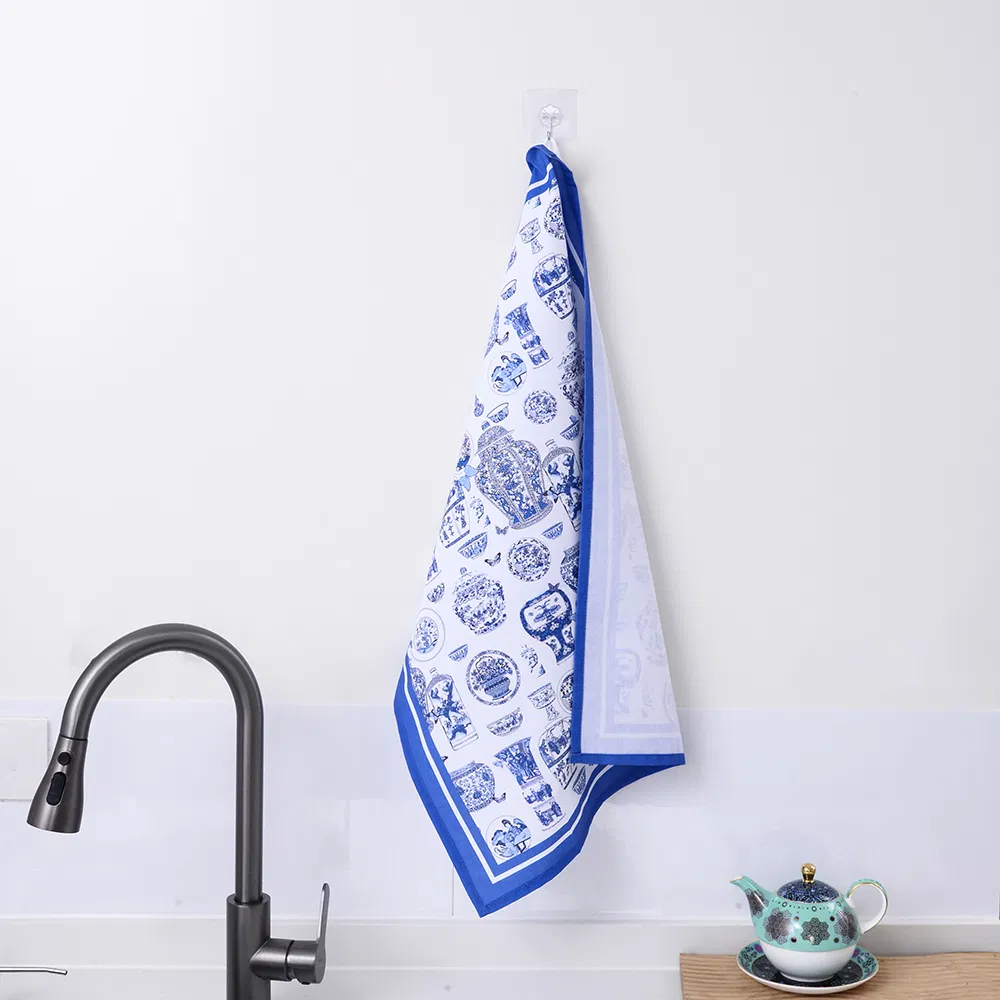Wholesale Ustom Cotton Printing Kitchen Napkin Tea Towel