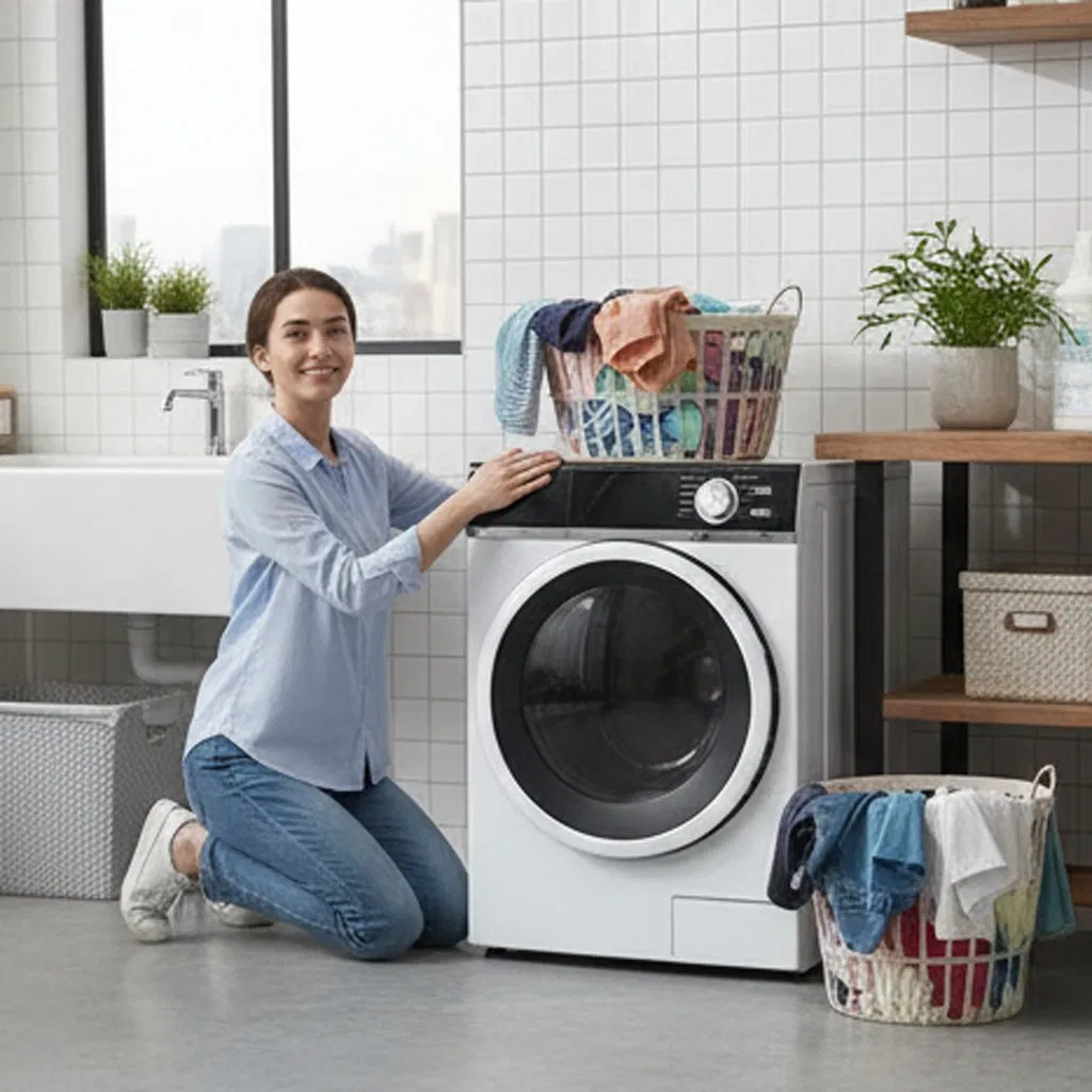 Innovative 10 Kg Smart Washing Machine with User-Friendly Touch Screen