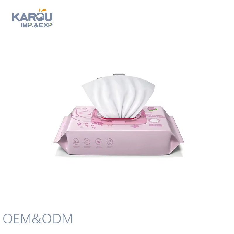 Customizable Mini Flushable Adult Wet Wipes with Vitamin and Aloe