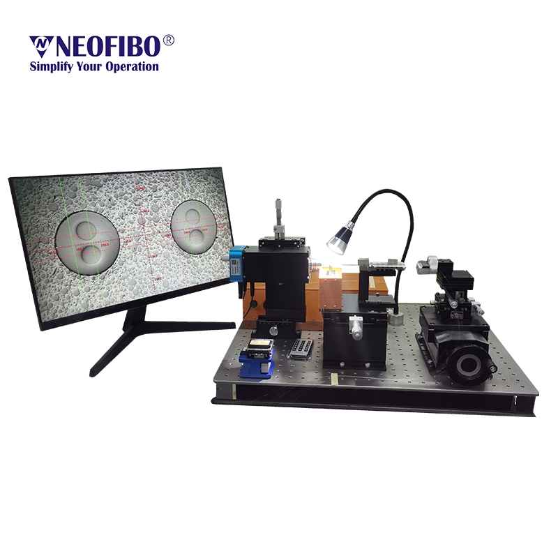 PM Fiber Optical Polarization Alignment System V-Groove PLC Fibers Optical Alignment Polarization Maintaining Fiber Alignment Machine