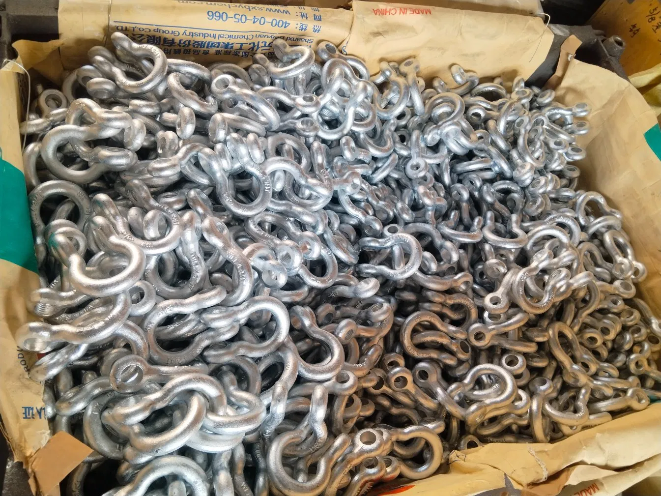 Rigging Hardware U. S. Type Drop Forged Carbon Steel Chain Shackle