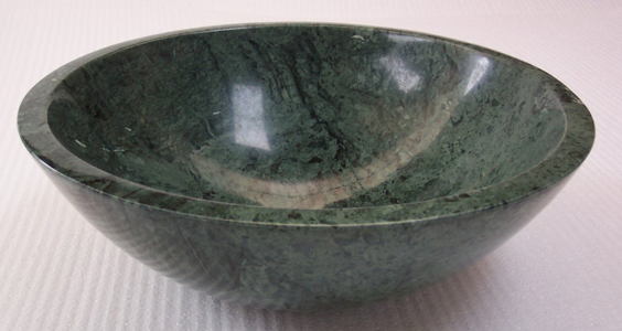 Polished Round Granito Marble Stone Wash Basin for Bathroom Kitchen