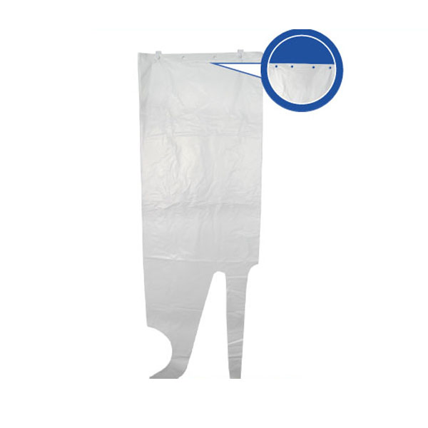 Custom Disposable Waterproof PE Plastic Medical Apron for Hospital & Healthcare Use