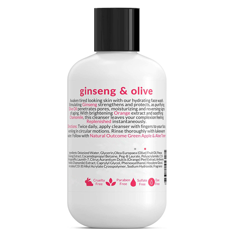 Natural Outcome Dry Skin Anti Aging Hydrating Face Cleanser