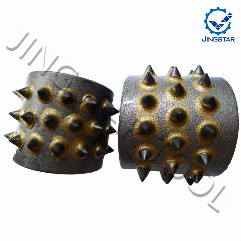 Wear-Resistant Multifunctional Double Layers 4 Rollers Gold Carbide Bush Hammer Plate