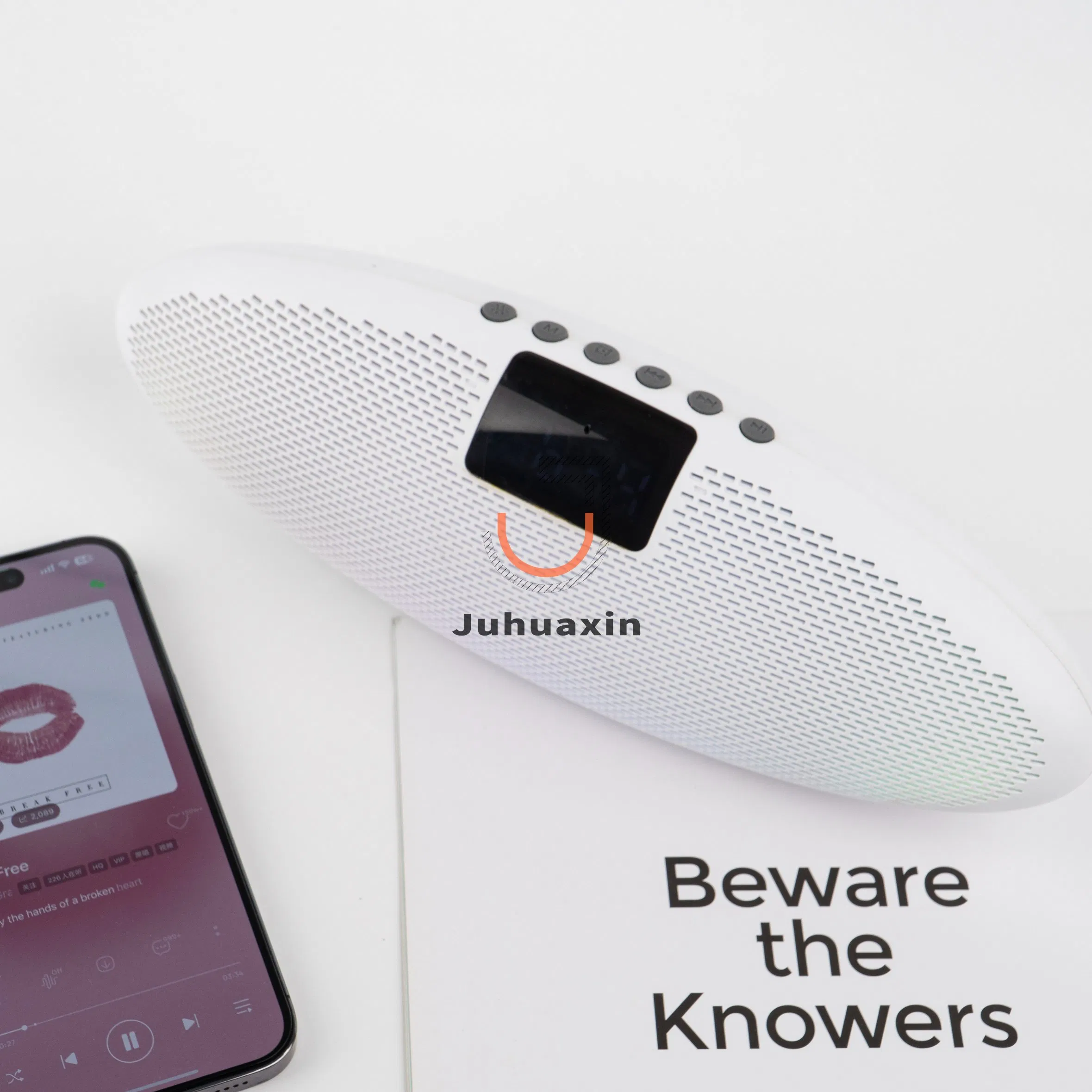 High Quality Ambient Light Screen Display Bluetooth Speaker Multifunctional Alarm Clock Wireless Speaker