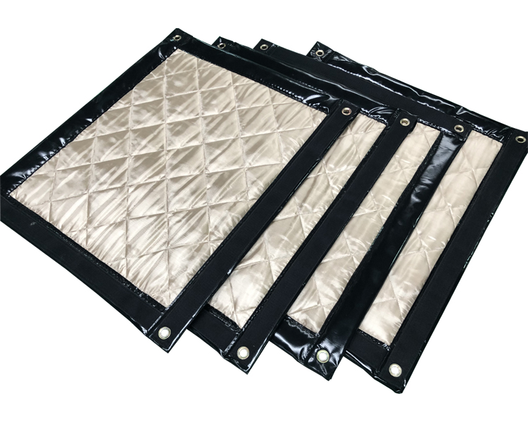 Litong PVC Coated Tarpaulin Blanket for Car's Logo Covering Sound Barrier Pad Soundproof Pad Covering Blanket