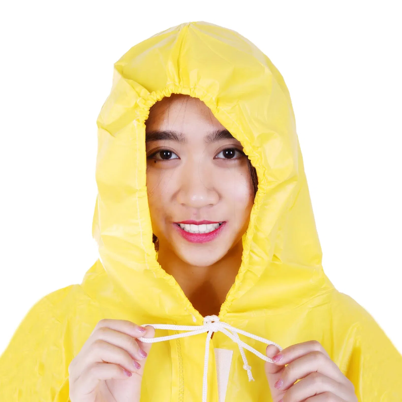 Portable Outdoor PE Raincoats Adult Transparent Waterproof Ponchos