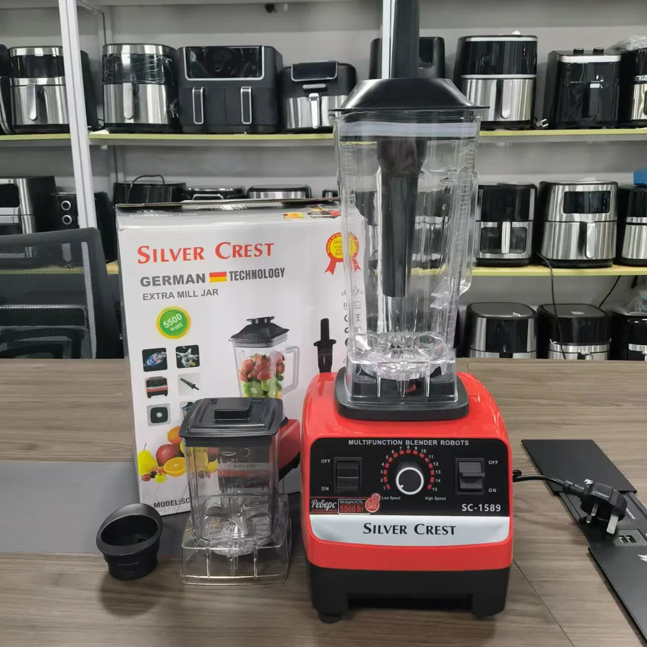 Limited Time Special New 2-in-1 Mechanical Knob Operation Easy to Clean 1 Meter Long Power Cord Blender