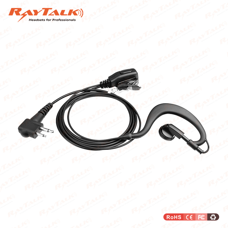 G Shape 2 Wire Earpiece for Two Way Radio