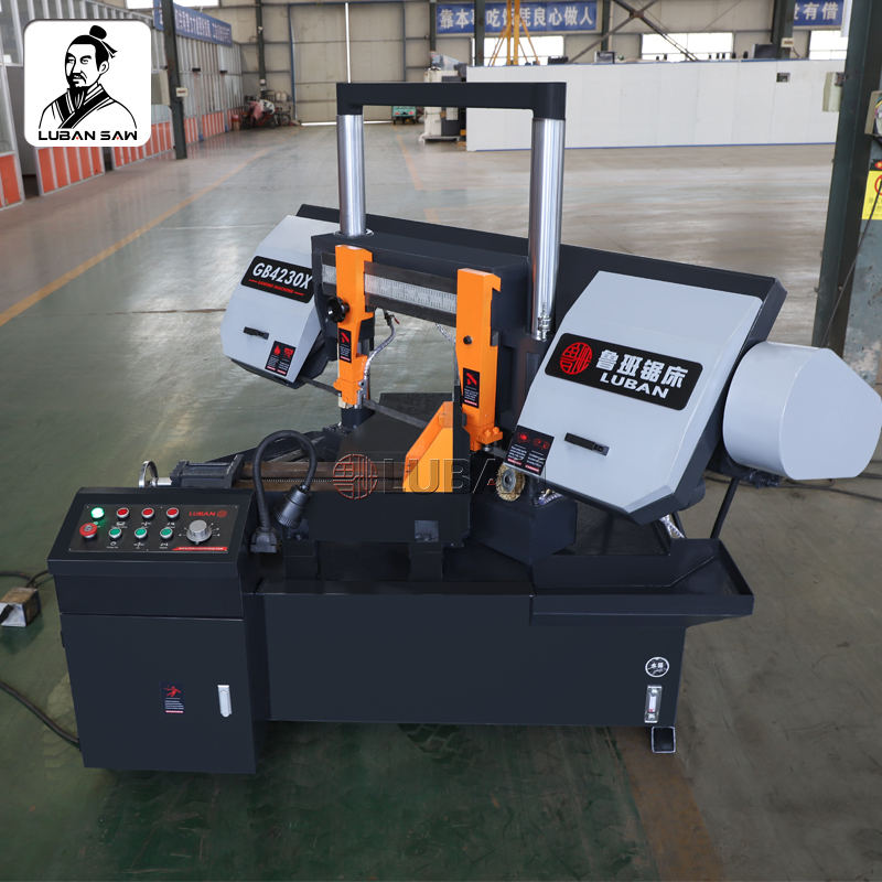 Станок ленточнопильный полуавтоматический угловой резки 60° GB4230X