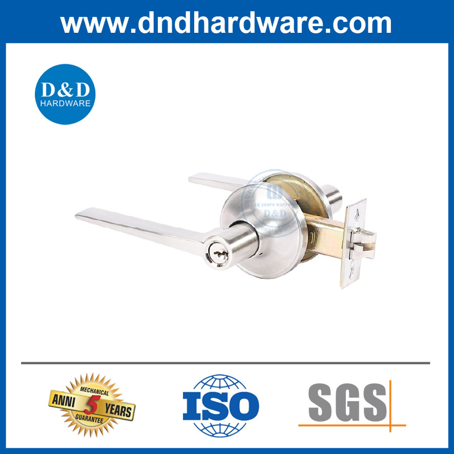 Construction Hardware Stainless Steel Security Lock Commercial Tubular Door Lever Handle Lockset