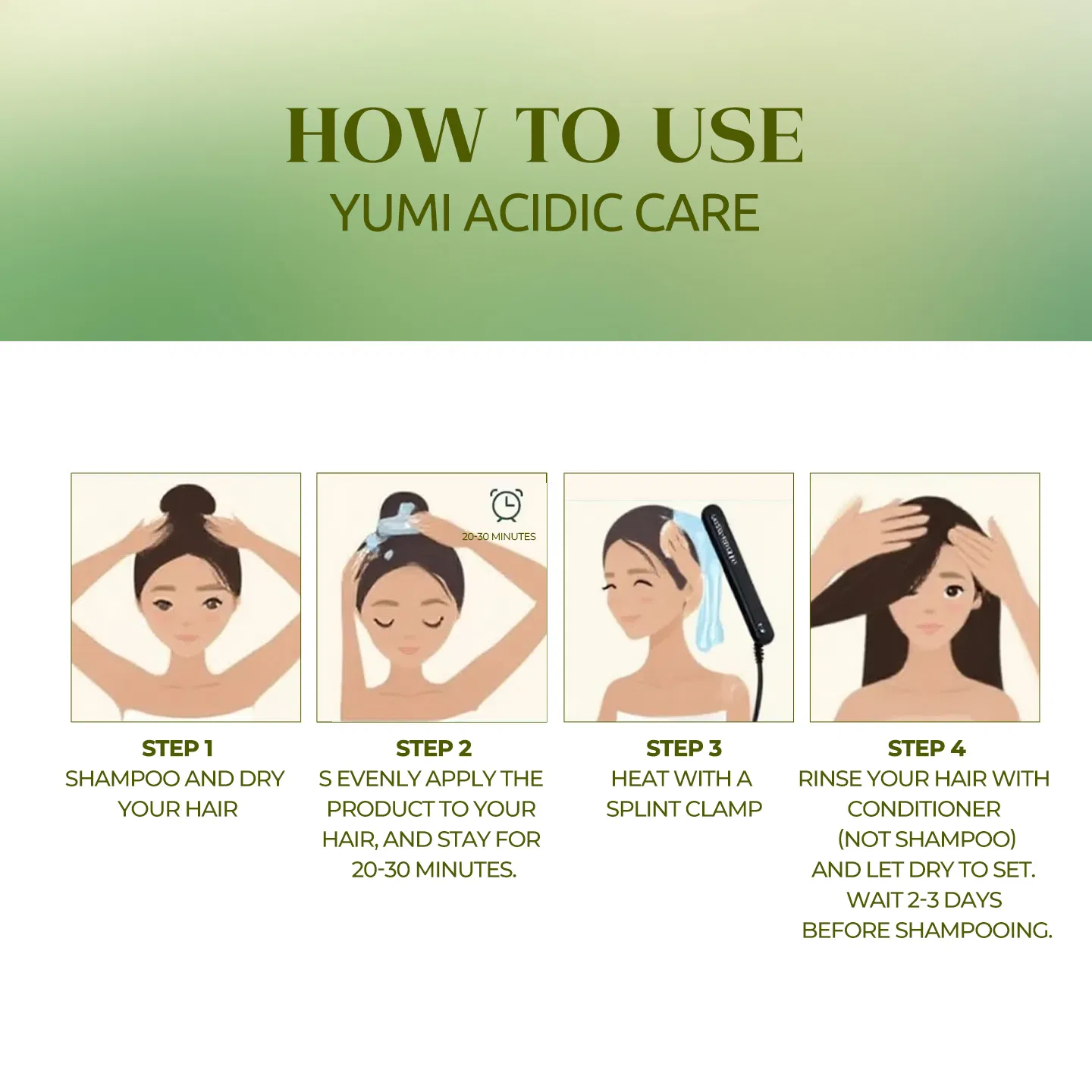 500ml Yumi Deep Repair Smoothing Hair Care Keratin Acidic Care Cream