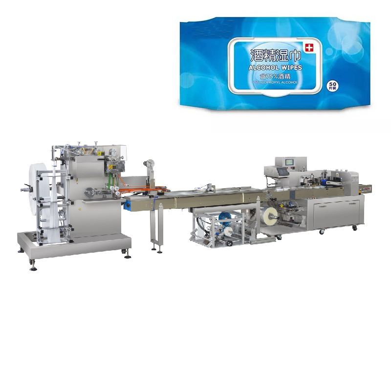 Automatic Filling Sealing Wet Wipes Production Line Wet Wipes Packaging Machine