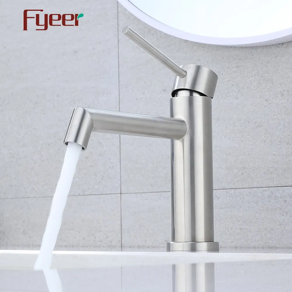 Смеситель для раковины Fyeer SUS 304, черный