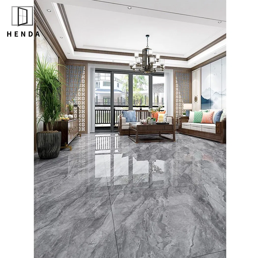 60X60 Good Quality Double Loading Wooden/Vinyl/Spc/PVC/UPVC Floor Tiles Wall/Bedroom Polished Porcelain Ceramic Floor Tile