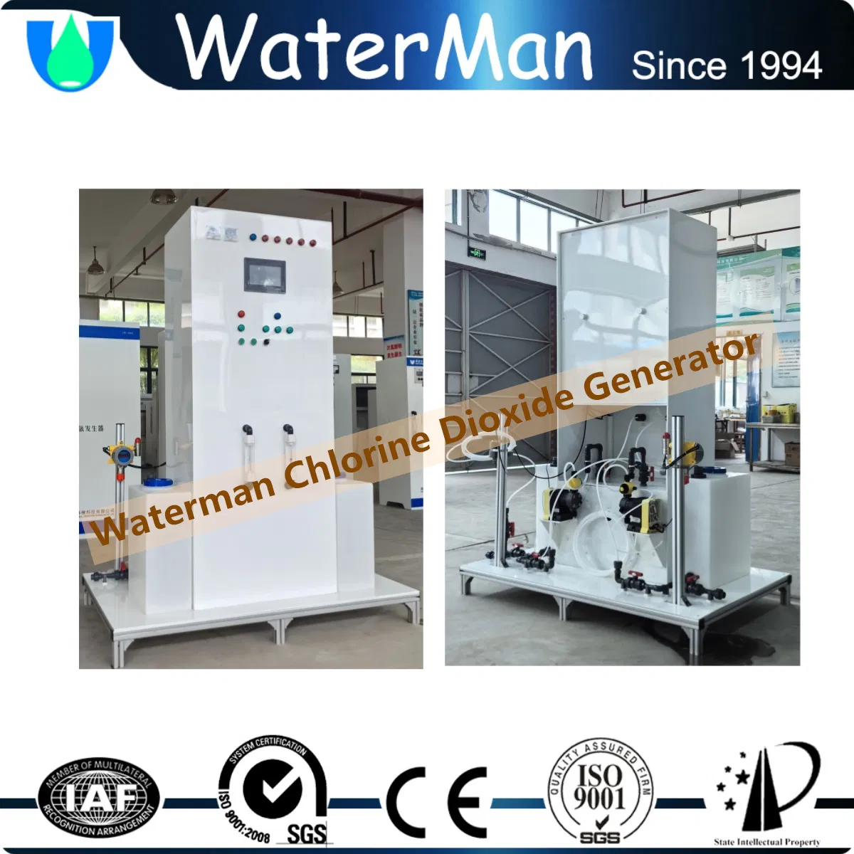PLC Automatic Chlorine Dioxide Generator Capacity 100g/H Cpf-100e